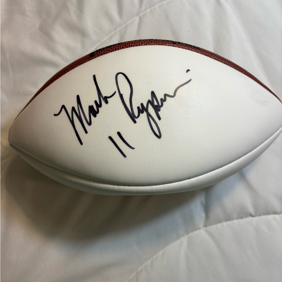 *MARK RYPIEN*SIGNED*AUTOGRAPHED*FOOTBALL*WASHINGTON*REDSKINS*NFL- And Card - Picture 5 of 8